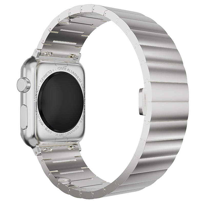 Smart Watch Band Metal Watch Strap Replacement for Apple Watch Ultra 2 49mm Series 9 45mm SE (2023) 44mm Ultra 49mm Series 8 45mm 7 45mm Watch Series 6 5 4 SE 44mm SE (2022) 44mm Watch Series 1 2 3 42mm Smart Watch Band Metal Watch Strap Replacement for Apple Watch Ultra 2 49mm Series 9 45mm SE (2023) 44mm Ultra 49mm Series 8 45mm 7 45mm Watch Series 6 5 4 SE 44mm SE (2022) 44mm Watch Series 1 2 3 42mm